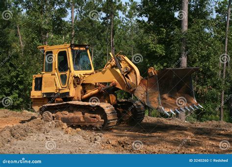 bulldozer with bucket